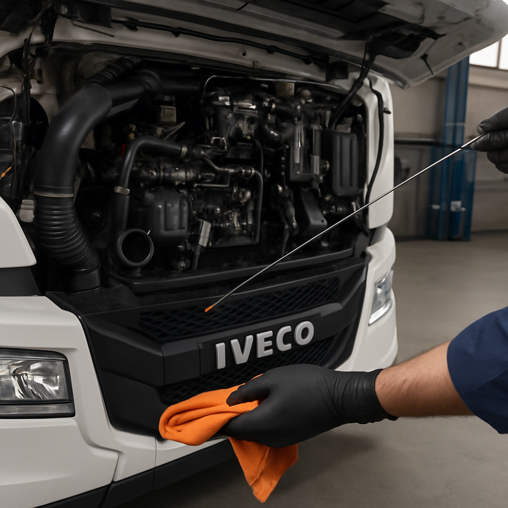 Iveco Motor Yağı Kontrolü ve Değişimi = Performansın Temel Taşı